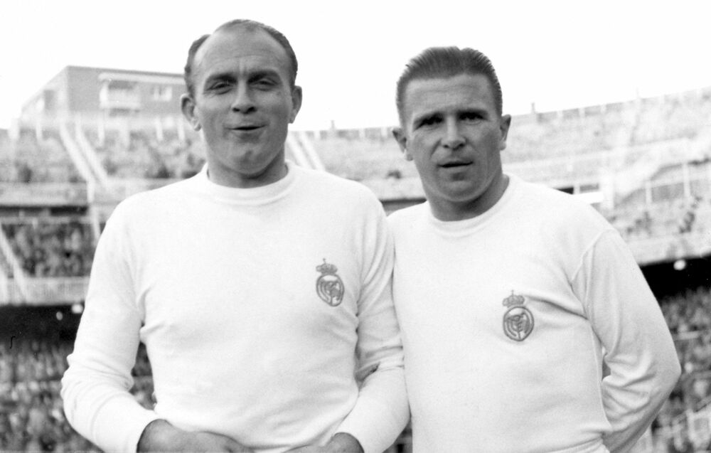 Alfredo di Stefano i Ferenc Puškaš Real Madrid