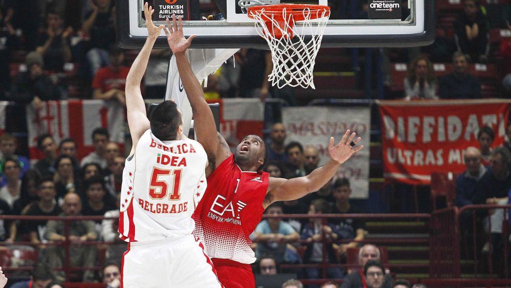 Milko Bjelica na meču sa Olimpijom u Milanu