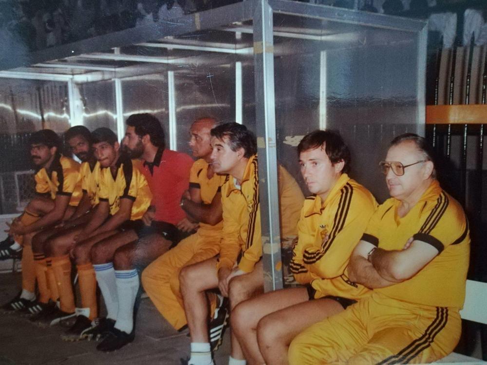 Miljan Miljanić (treći zdesna) i Zoran Đorđević (drugi zdesna)