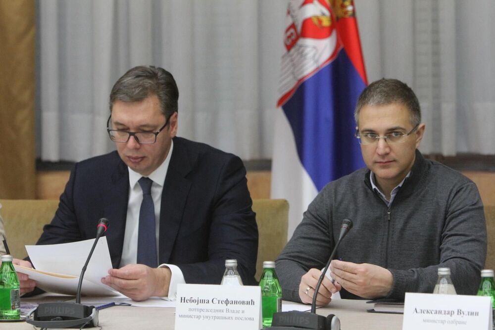 Aleksandar Vučić i Nebojša Stefanović