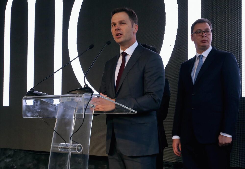 Siniša Mali i Aleksandar Vučić