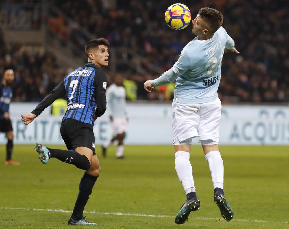 Sergej Milinković Savić na meču protiv Intera