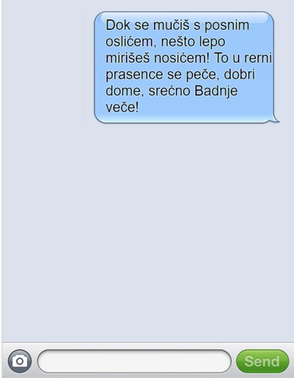 SMEŠNA PORUKA ZA BOŽIĆ