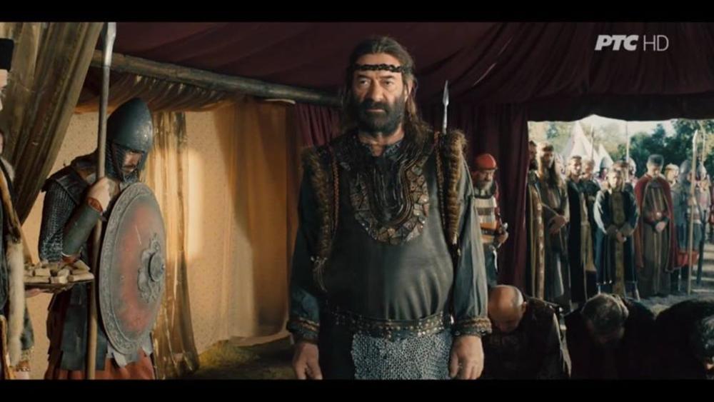 Glumac Mladen Nelević u ulozi Stefana Nemanje