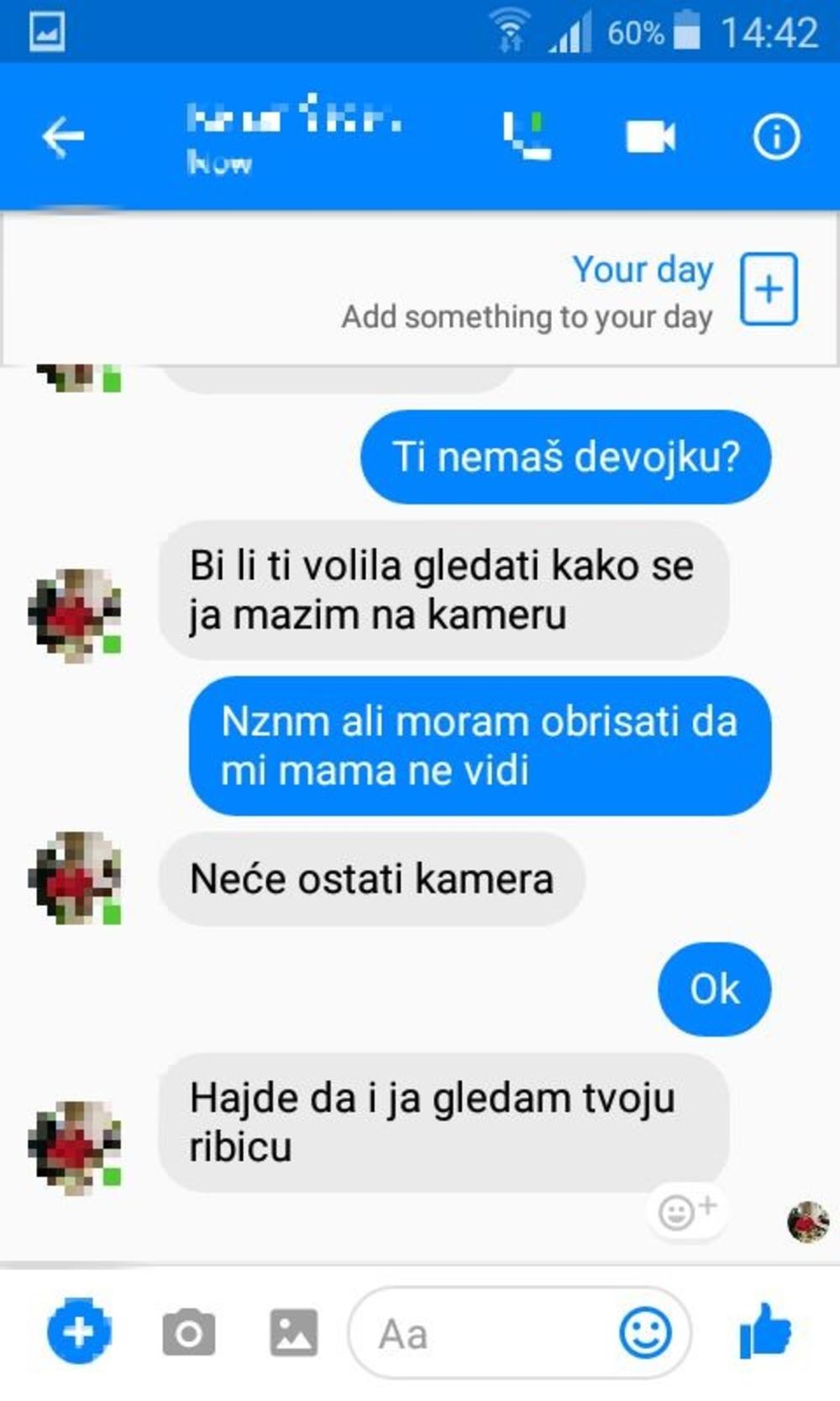 PEDOFIL NAGOVARA DEVOJČICU DA SE SKINE