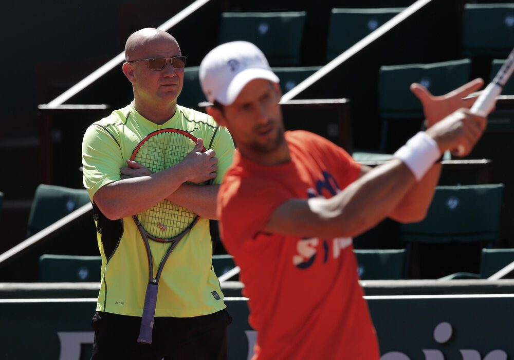 Andre Agasi i Novak Đoković