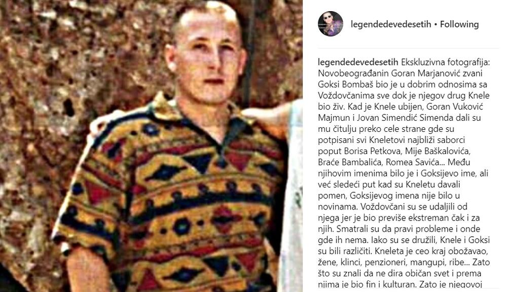 Goksi Bombaš i priča o njemu na 'legendama devedesetih