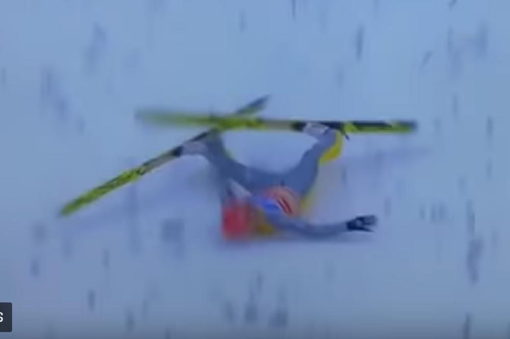 UŽAS NA ČETIRI SKAKAONICE! Vodeći u Svetskom kupu doživeo stravičan pad! (VIDEO)