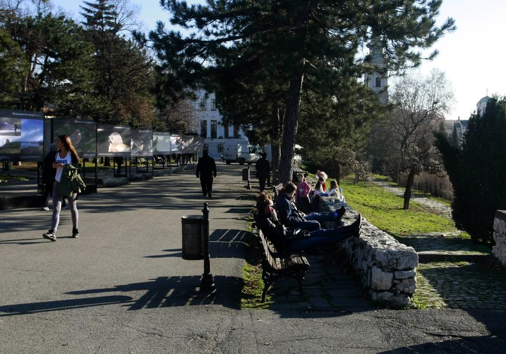 Kalemegdan, prolećno vreme