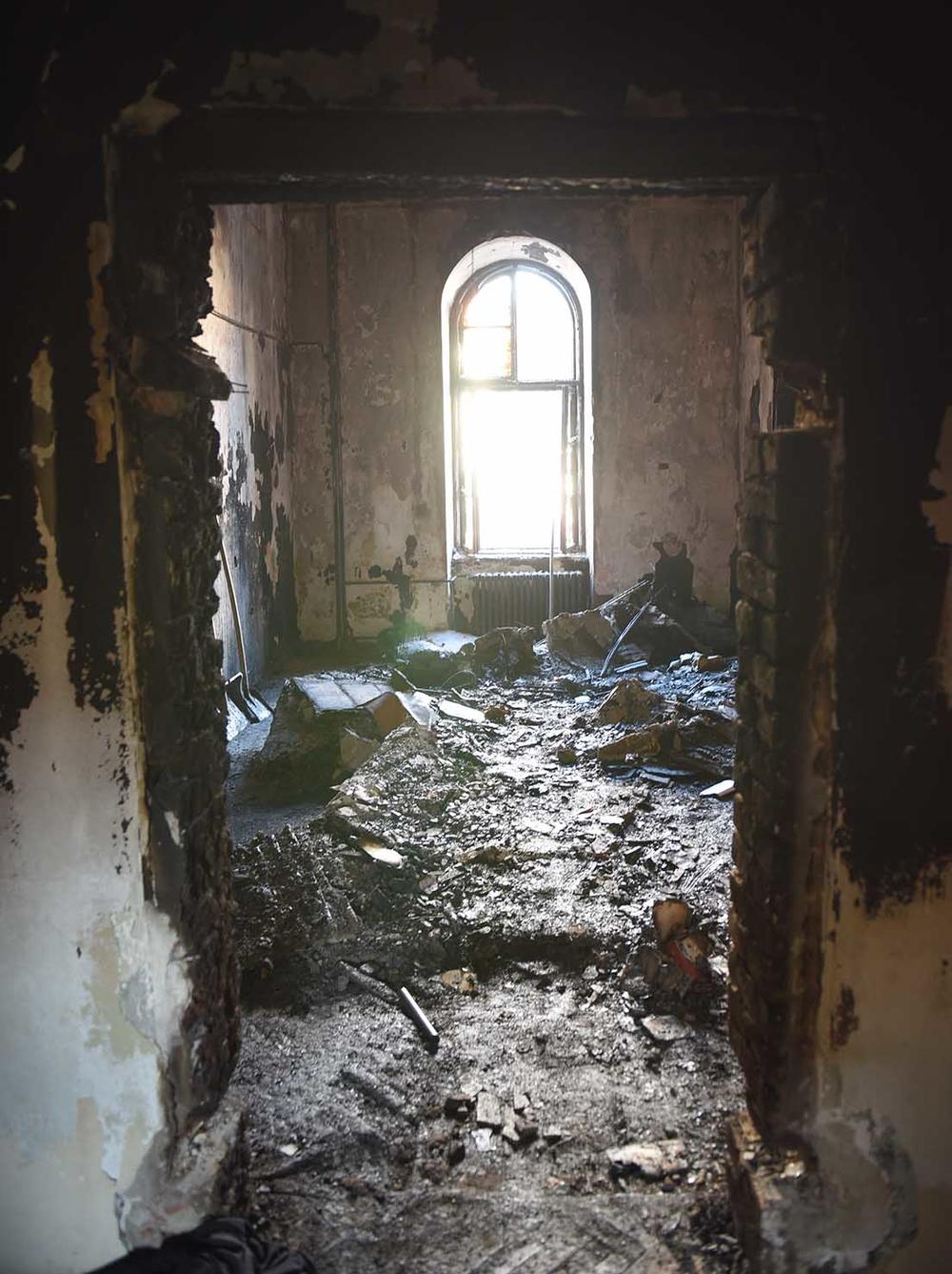 Požar u najstarijoj gimnaziji u Kragujevcu