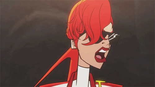 Devojka žvaće žvaku