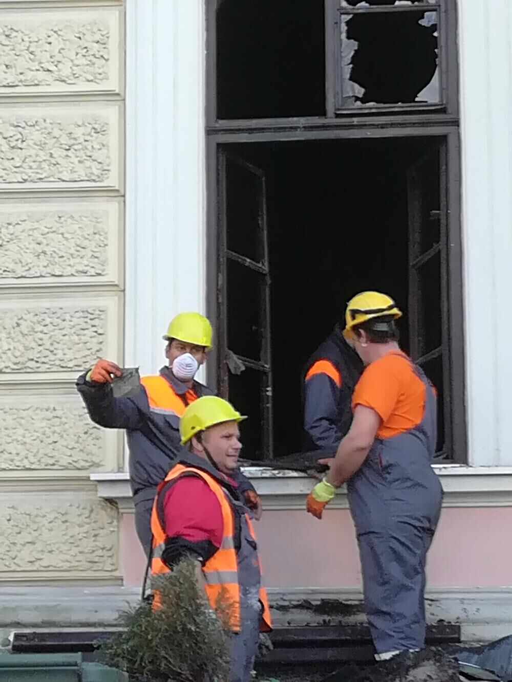 Požar u najstarijoj gimnaziji u Kragujevcu