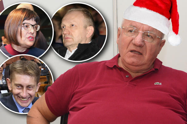 Pitali smo Šešelja da poželi nešto za Novu godinu Đilasu, Maji Gojković i bivšem radikalu! I JEDINO JE DAMU POŠTEDEO!