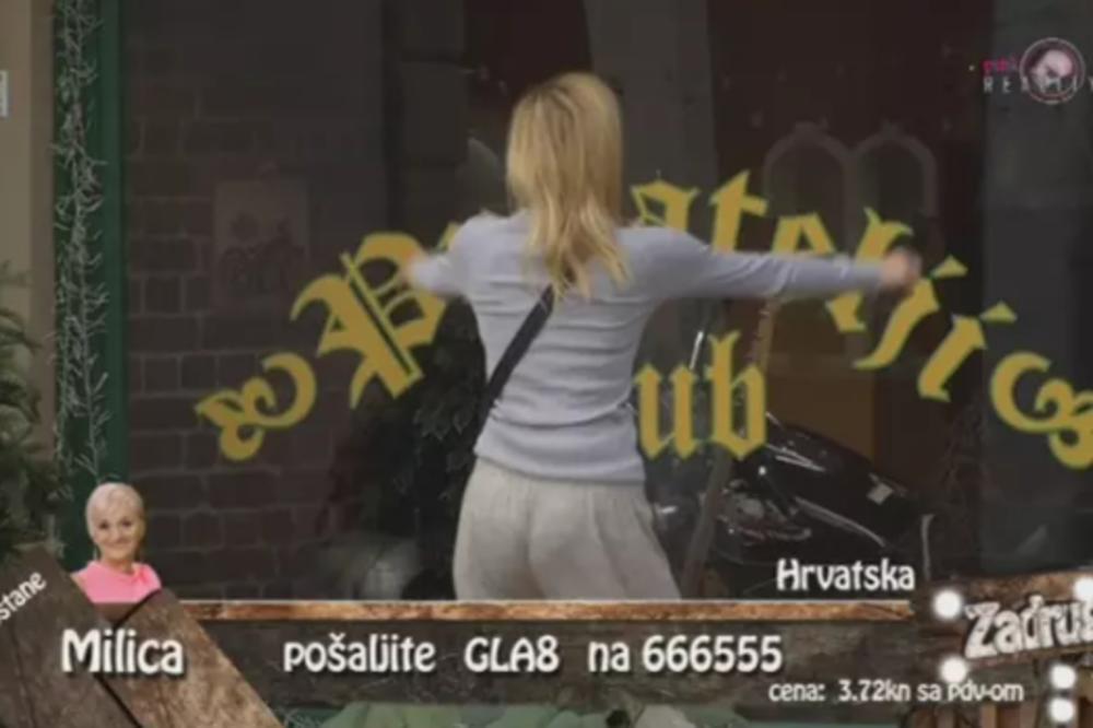 ONA JE RIJALITI KRALJICA TVERKA! Nenu pogodila pesma, pa se popela na klupu i POČELA DA MEŠA kao nikad do sada! (VIDEO)