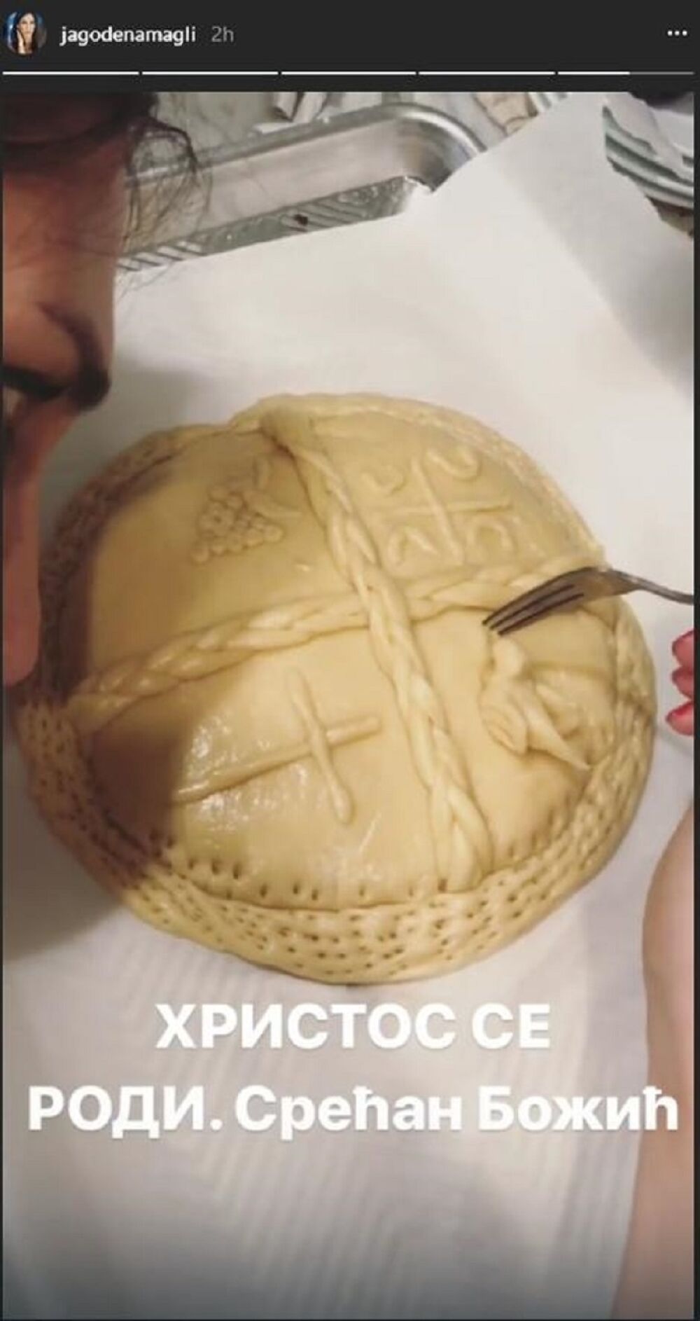 Česnica Jelisavete Orašanin