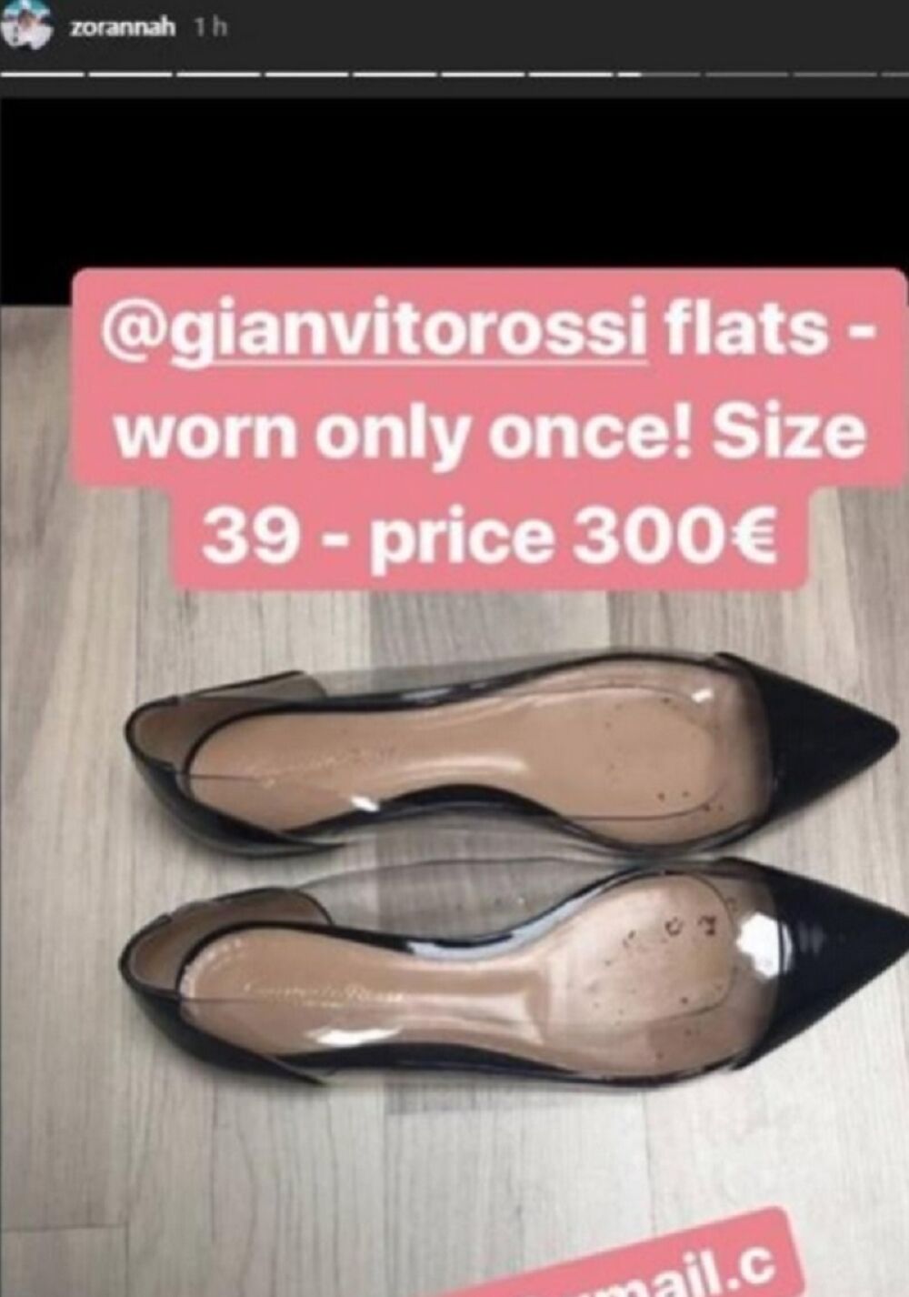 Baletanke koje ceni 300 evra nije prethodno oprala