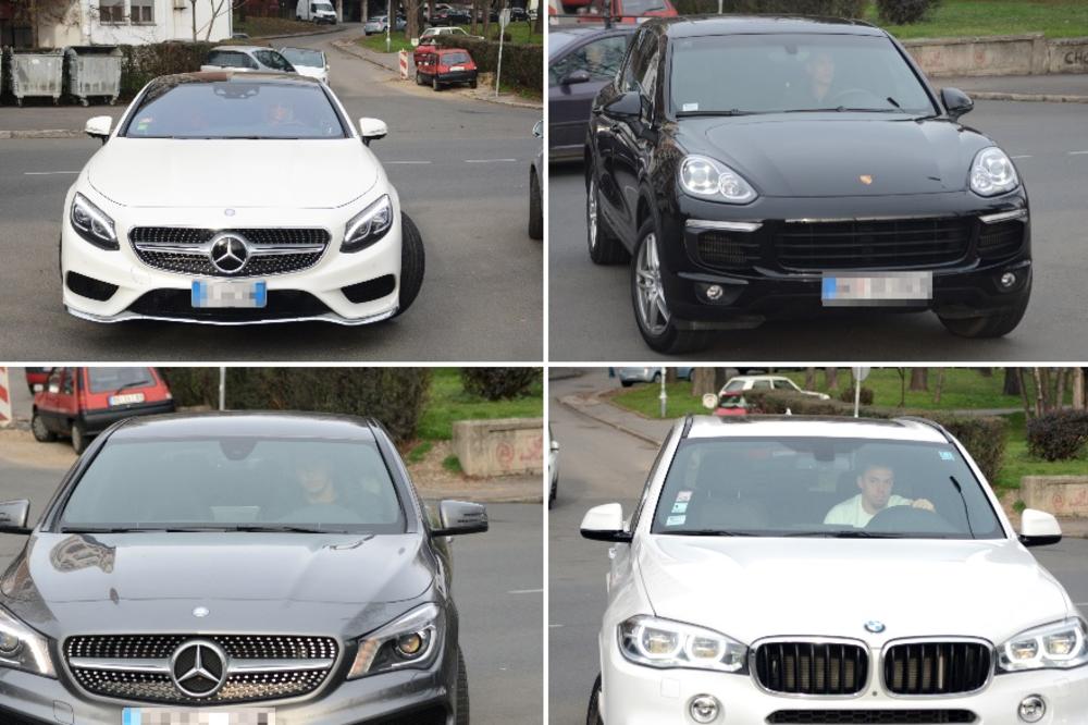 TERZIĆ DOŠAO U TENKU, DONALD I MILOJEVIĆ U KRNTIJAMA! Snimili smo kakve sve aždaje voze fudbaleri Crvene zvezde! (FOTO) (VIDEO)