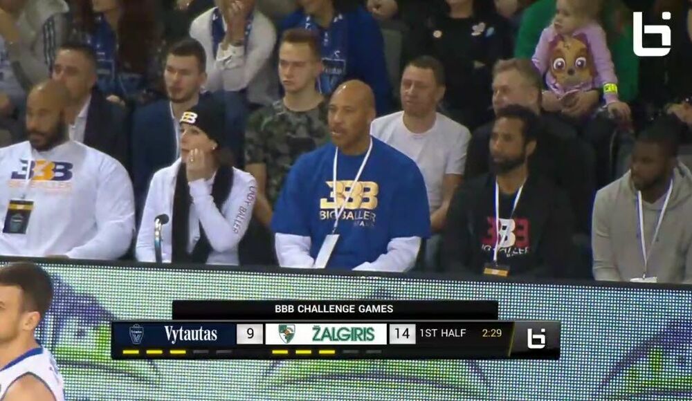 Lavar Bol na debiju svojih sinova u Litvaniji