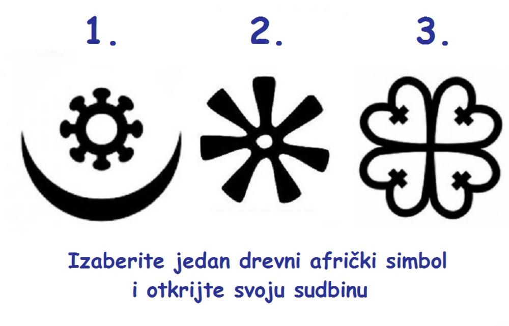 Izaberite drevni afrički simbol