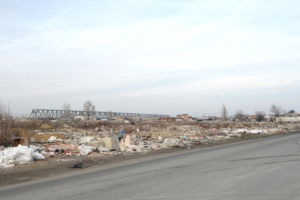 Prizor ispod Pančevačkog mosta