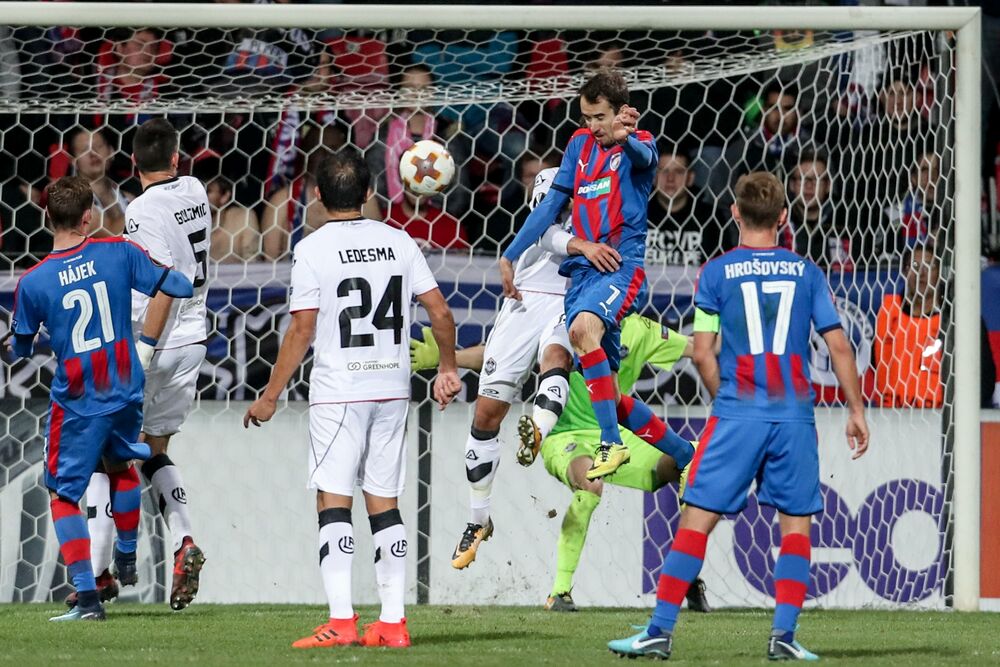 Detalj sa meča Viktorija Plzen - Lugano