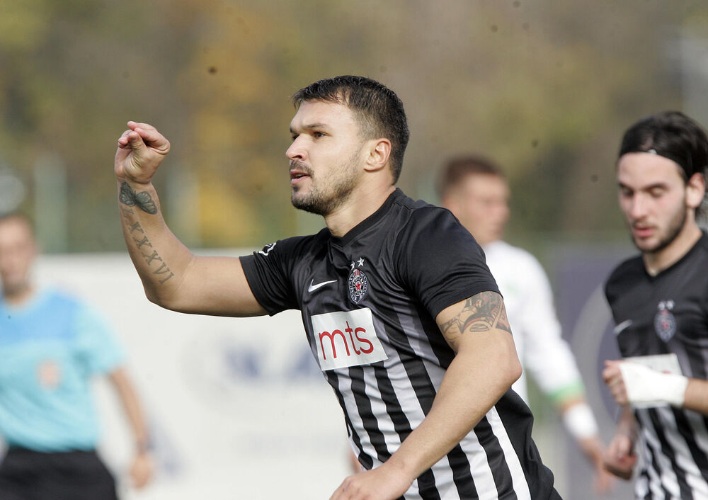 Valeri Božinov u dresu Partizana