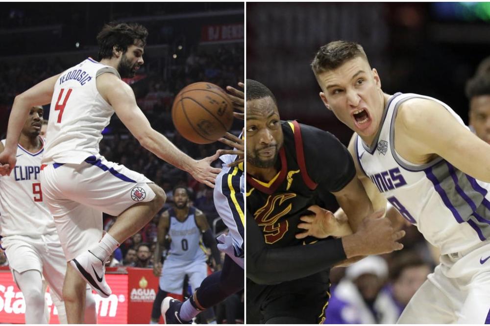 BOGDANOV REKORD KARIJERE, ALI JE MAGIČNI TEO SLAVIO U SRPSKOM DERBIJU: Kakva utakmica u Sakramentu! (VIDEO)