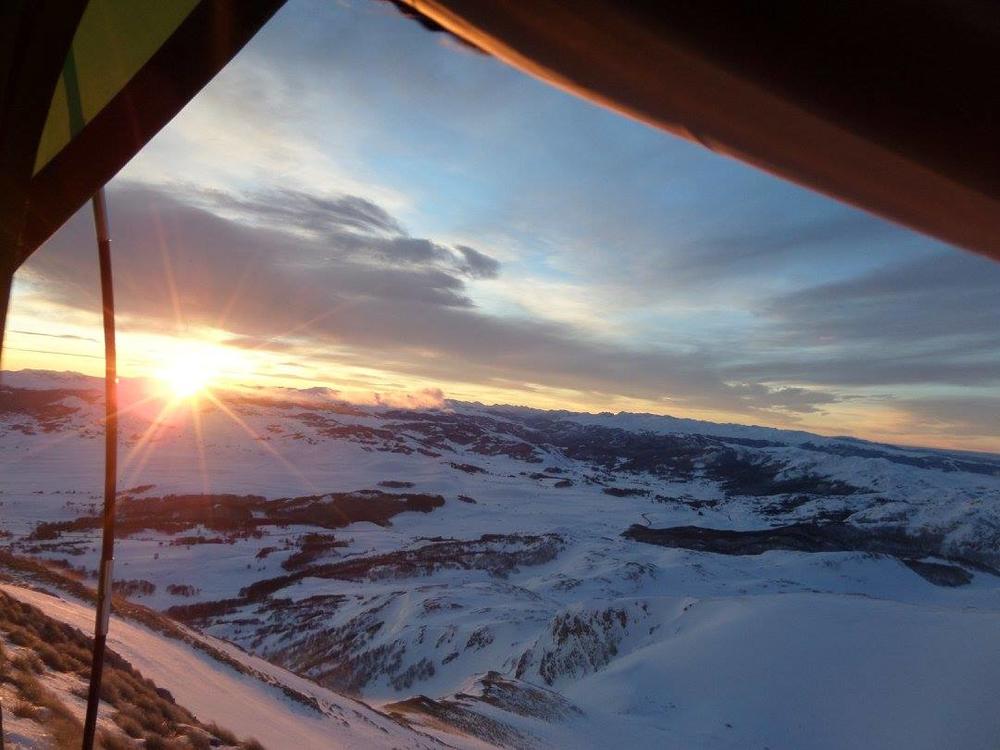 zalazak sunca na Durmitoru