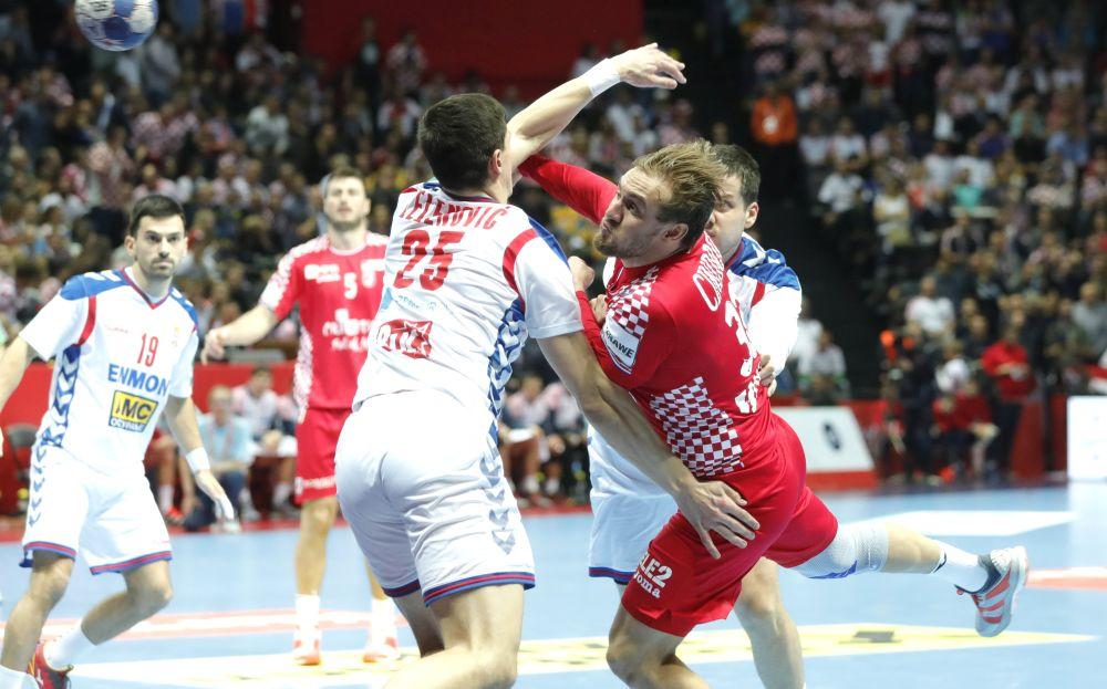 Detalj sa duela Hrvatske i Srbije u Splitu