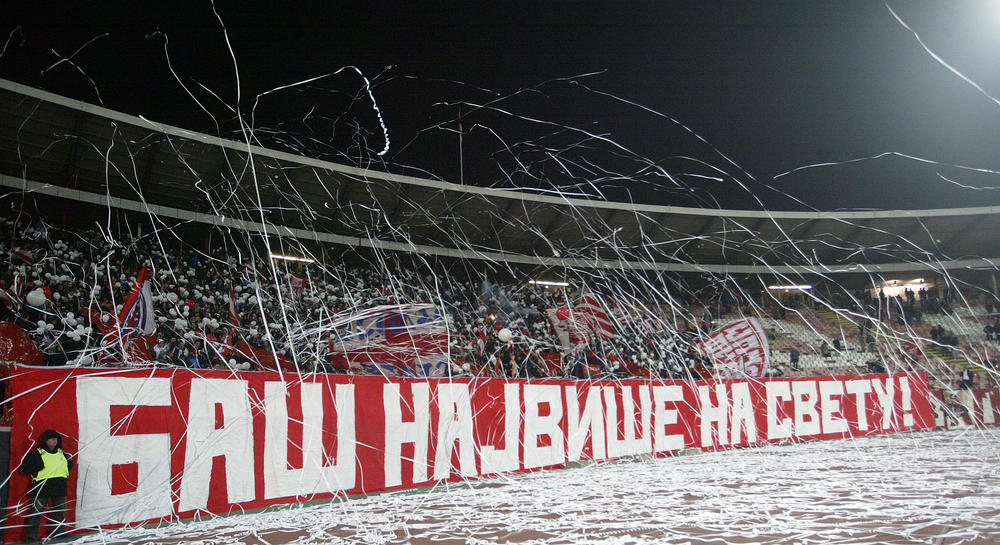 Crvena zvezda je umesto suspenzije stadiona dobila dve godine uslovne kazne