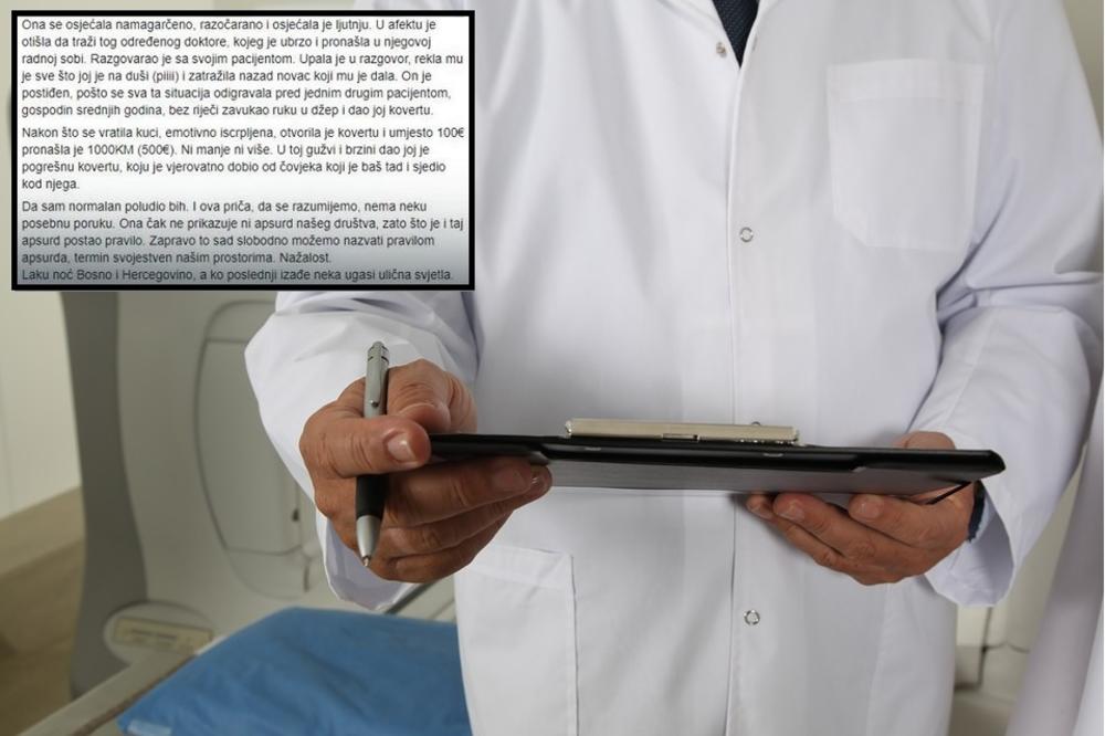 Najkomičniji slučaj KORUPCIJE U ZDRAVSTVU! Dala lekaru 100 evra da ga podmiti, pa ih tražila nazad, jer je kasno shvatila koliko se ispalila?! (FOTO)