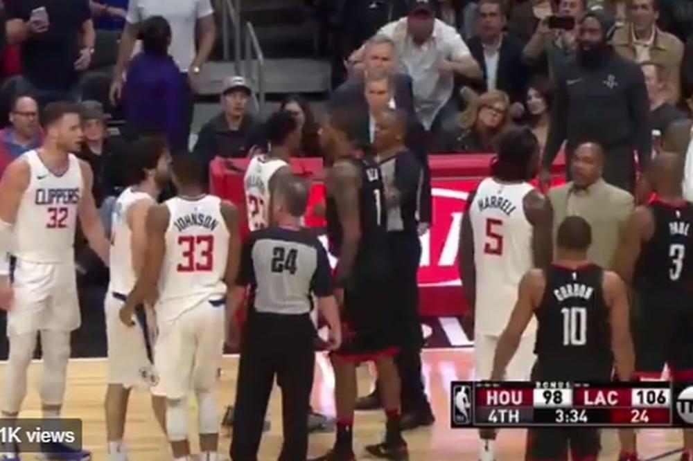 Igrači Hjustona provalili u svlačionicu Klipersa da se tuku, a predvodio ih je Kris Pol, bivši igrač ekipe iz Los Anđelesa! (VIDEO)