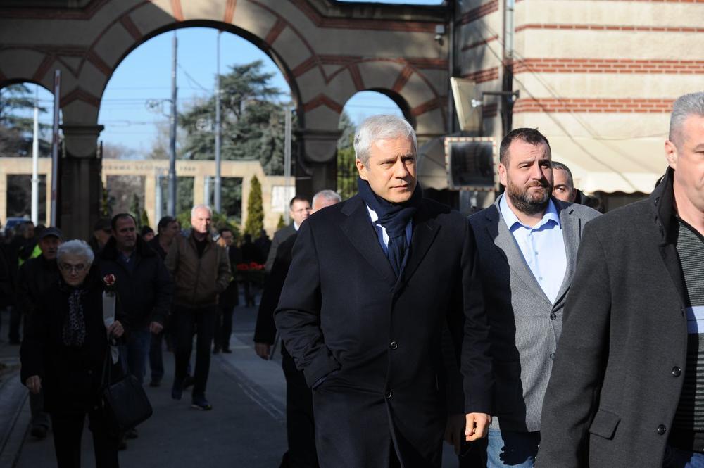 Boris Tadić, sahrana Olivera Ivanovića