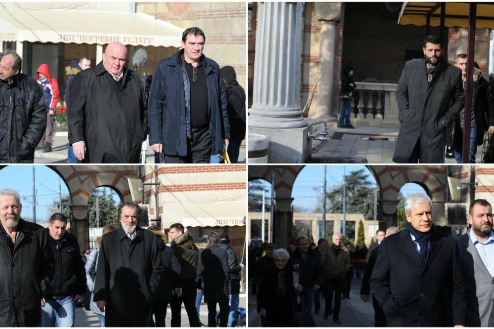 SPOJILO IH POŠTOVANJE PREMA OLIVERU: Skoro cela politička scena Srbije na sahrani Ivanovića (FOTO)