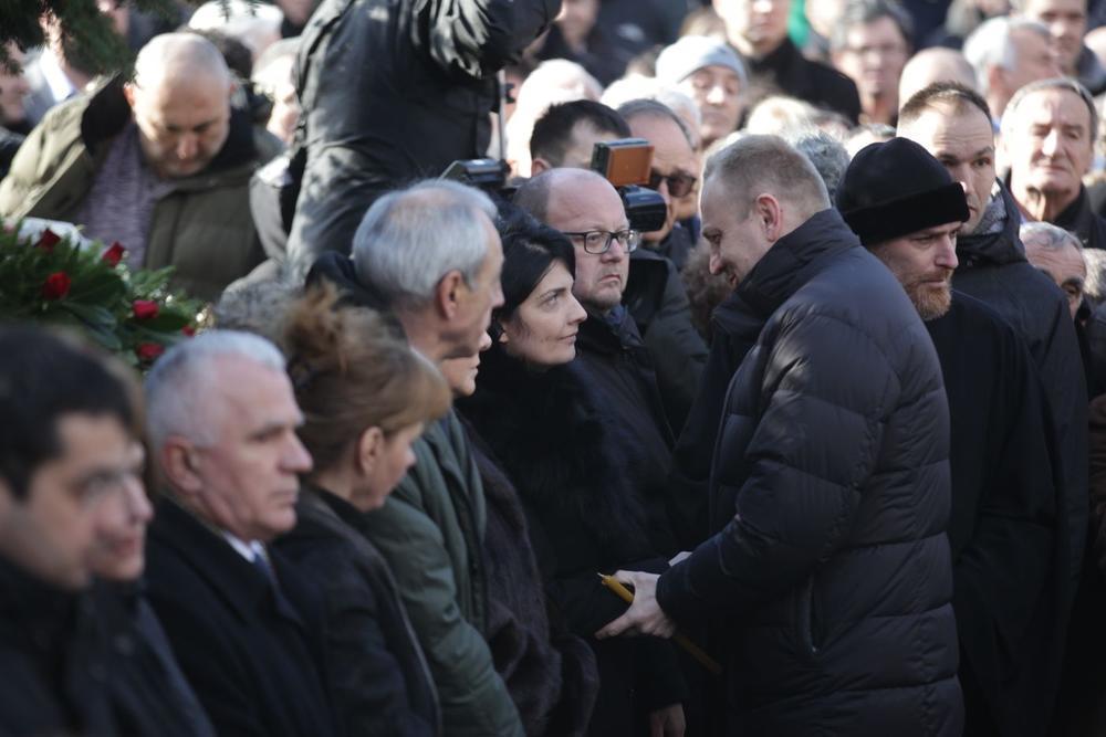 Dragan Đilas, sahrana Olivera Ivanovića