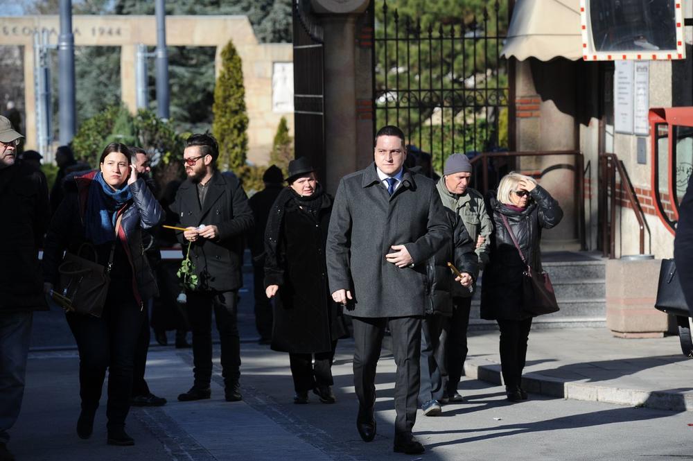 Branko Ružić, sahrana Olivera Ivanovića