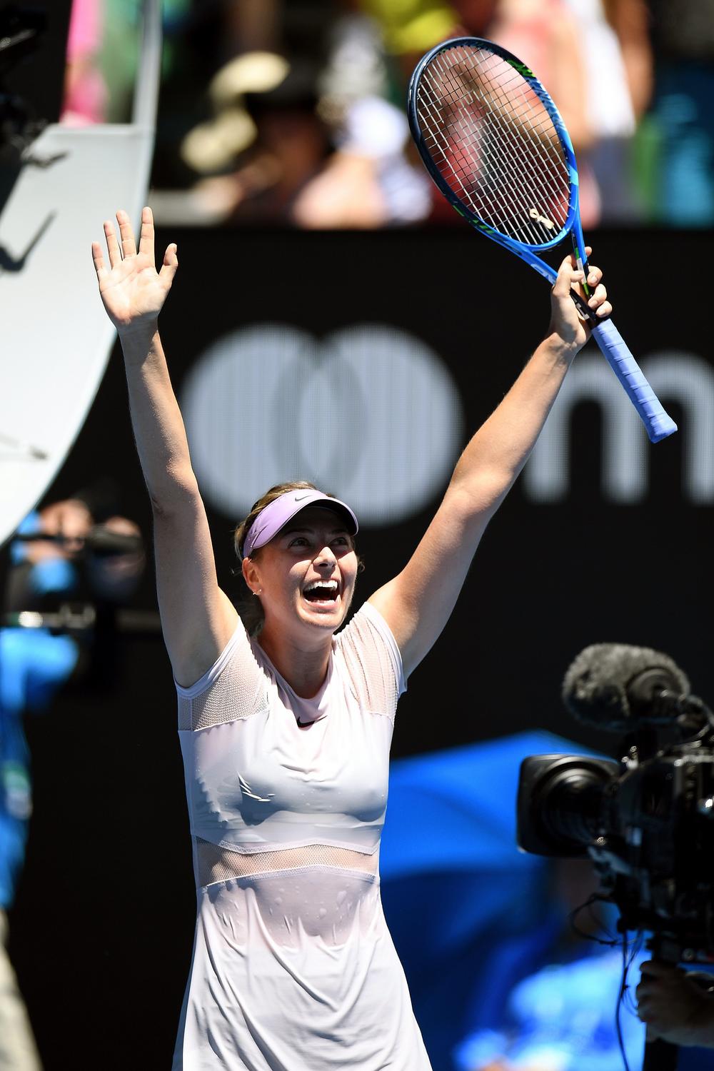 I Marija Šarapova je kao i Novak Đoković igrala po paklenoj vrućini