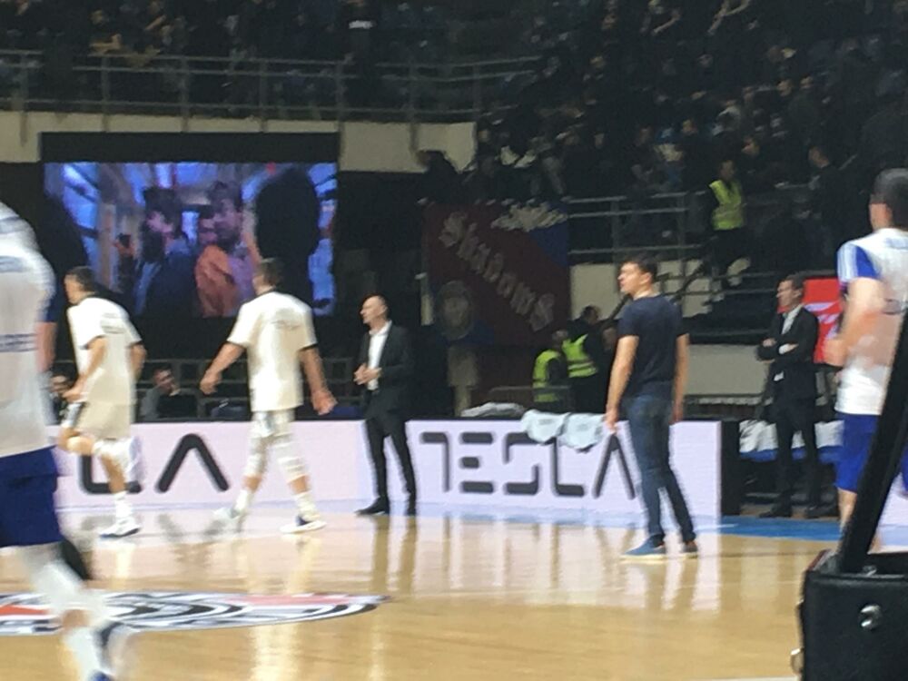 Detalj sa meča Partizan - Cibona