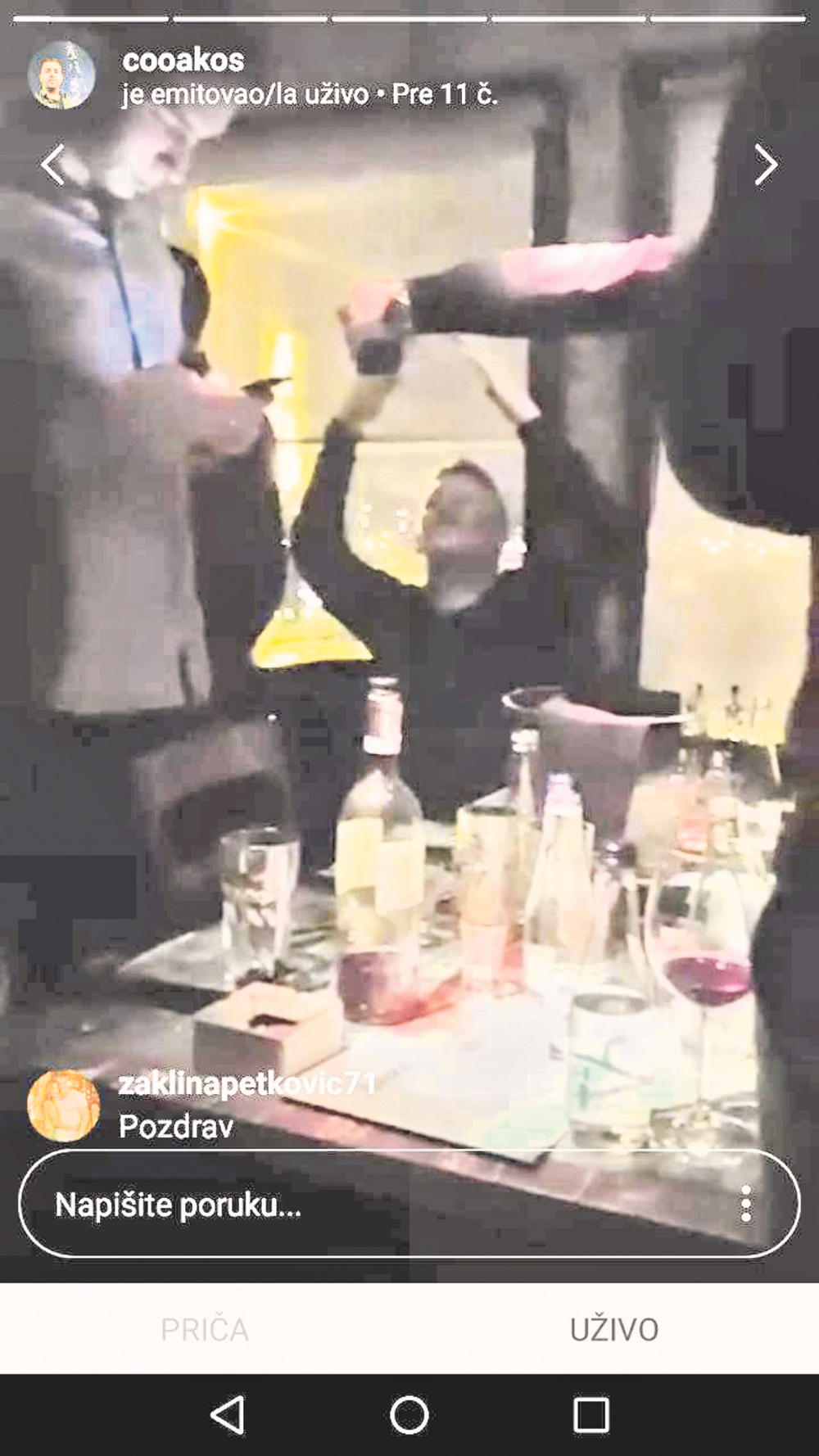 Bastijan se veselio do kasno u noć