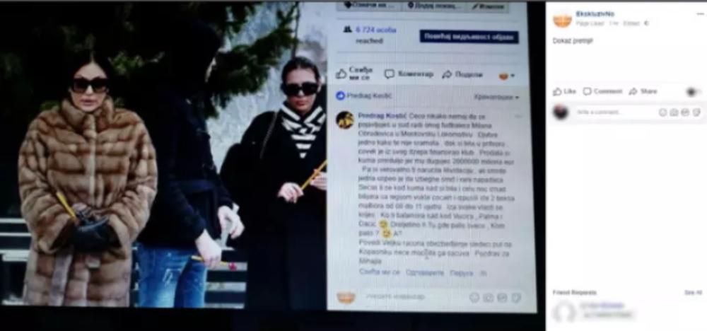 Izvesni Predrag Kostić javno je uputio pretnje Veljku Ražnatoviću