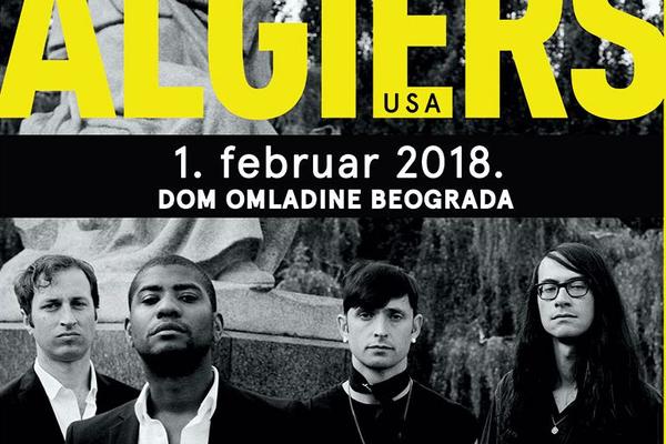 Mešavina muzike od Južnog repa do Severnog soula: Bend ALGIERS prvi put u Srbiji!