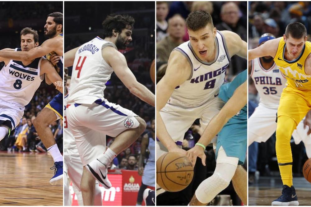 BJELICA RASTURIO TEA I KLIPERSE, DABL-DABL SJAJNOG JOKIĆA, DOBAR BOGDAN: Srbi harali NBA terenima! (VIDEO)