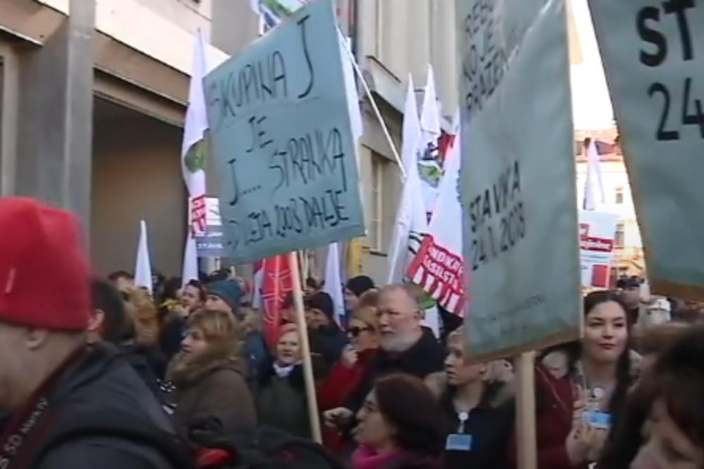 VELIKI ŠTRAJK JAVNIH SLUŽBENIKA U SLOVENIJI: Zahtevaju hitno povećanje plata!