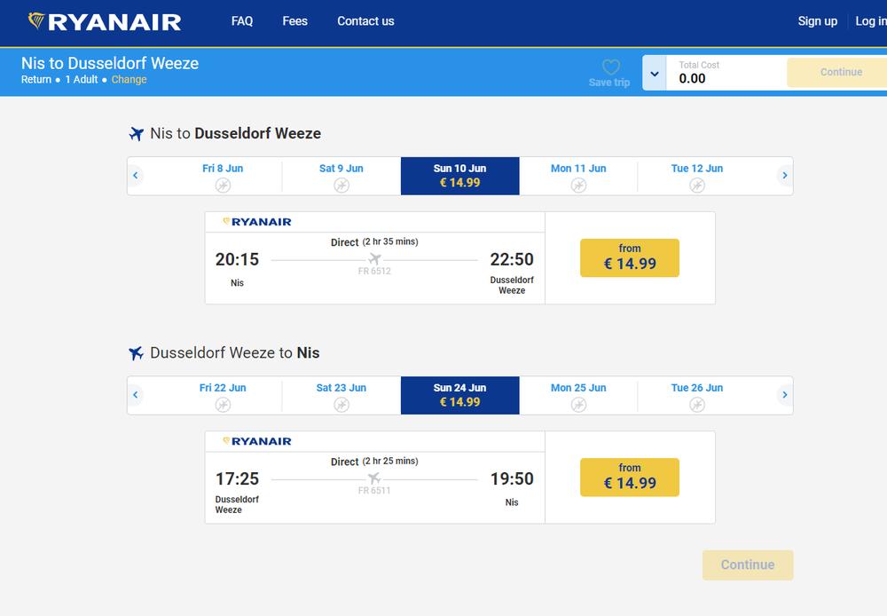 Jeftino do Dizeldorfa