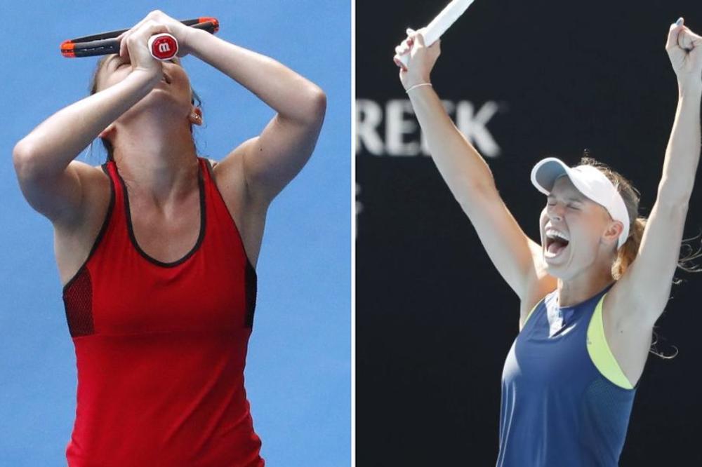 BITKA ZA PRVU GREN SLEM TITULU I ZA PRVO MESTO NA SVETU: Halep i Kerber odigrale meč godine, Karo je bila prejaka za Mertens! (FOTO) (VIDEO)