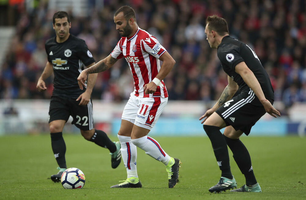 Hese Rodrigez u dresu Stouka Mančester junajteda