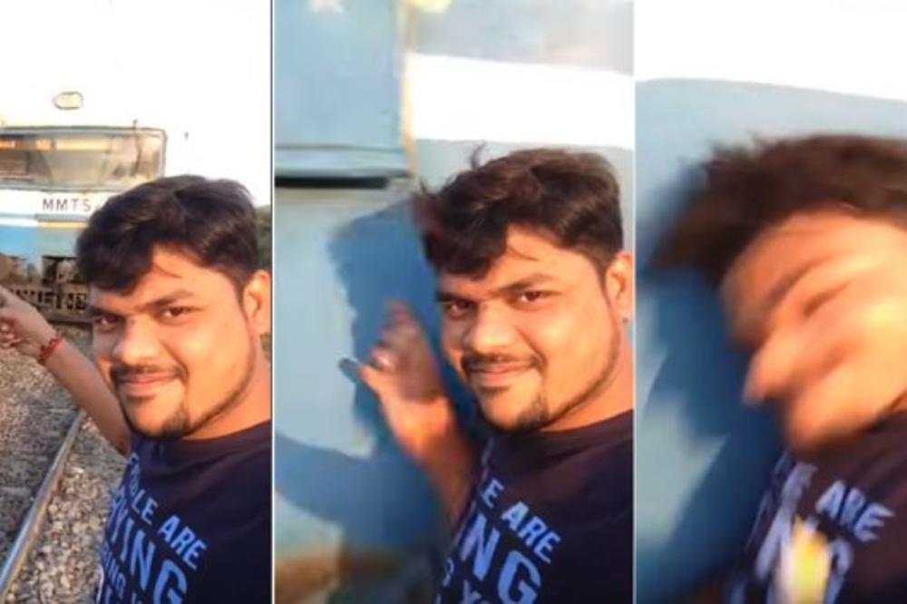 SELFI SMRTI, UŽIVO: Ispozirao je, pokazao prstom ka vozu, a onda je usledio HOROR! (VIDEO)