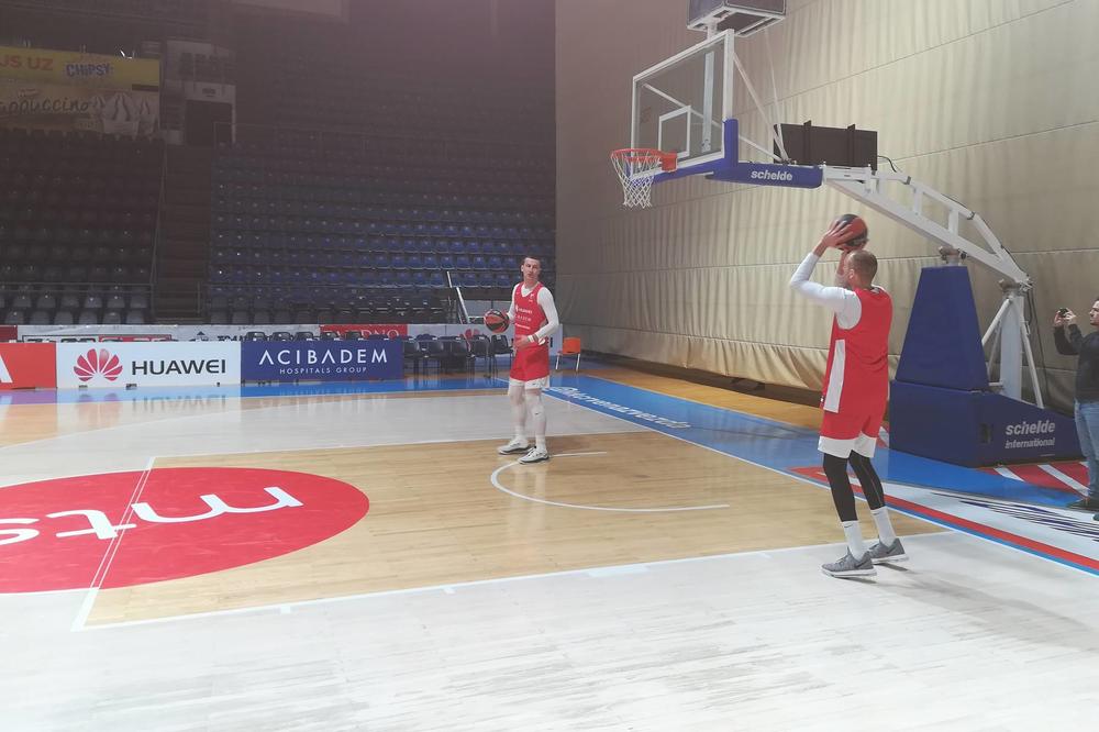 Prvi snimak Alena Omića u dresu Zvezde! Odmah je probao da uradi nešto nemoguće! Mislite li da je uspeo?! (VIDEO)