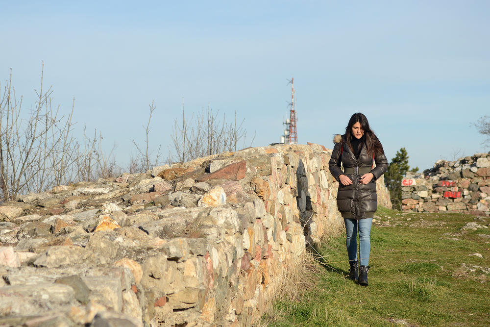 Ostaci tvrđave na brdu Hisar