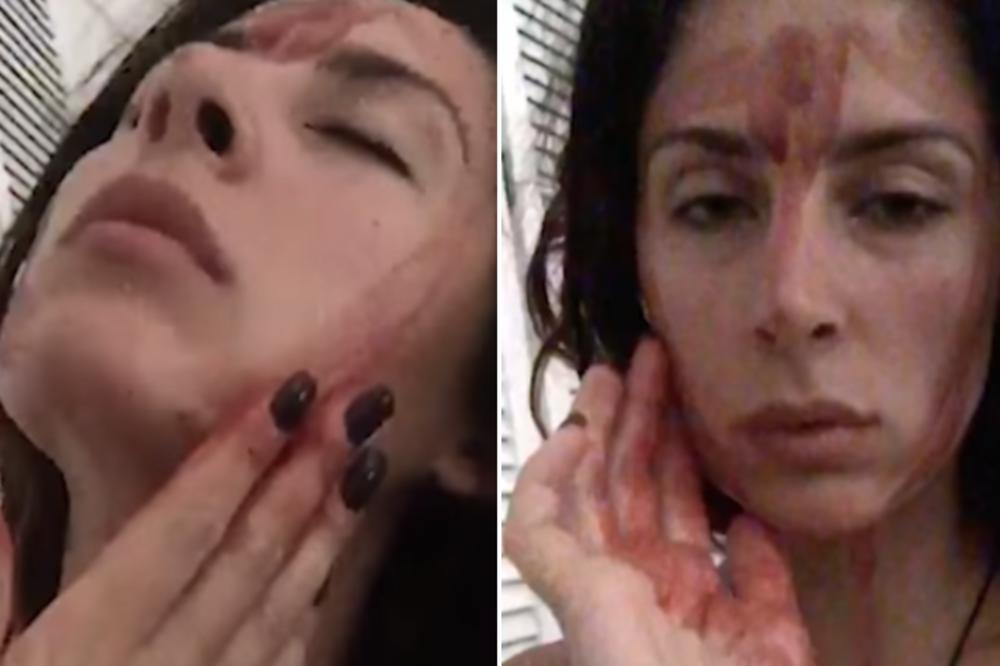 JA SAM KRVAVA VEŠTICA I TO JE ZA MENE SVETI RITUAL: Ova devojka (26) po licu maže menstrualnu krv, a razlog je blago rečeno ŠOK! (VIDEO)